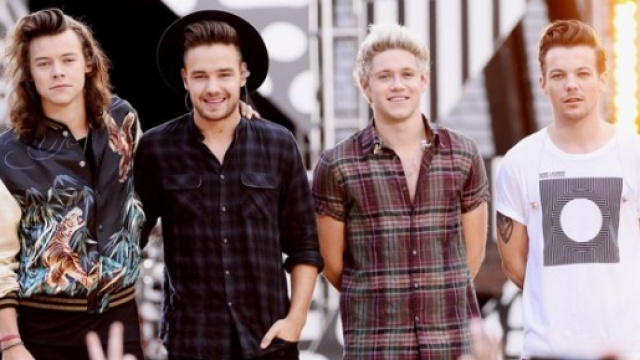 Harry, Liam, Niall e Louis ai GMA.