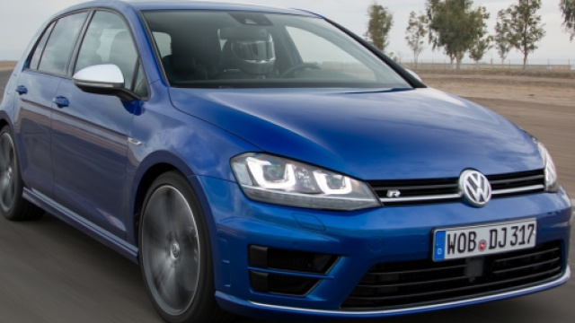 Nuova Volkswagen golf r 2016 blu