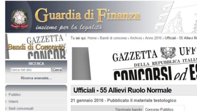 concorso guardia di finanza, come prepararsi