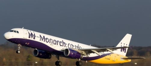 Airbus 321 leaving Manchester, UK.