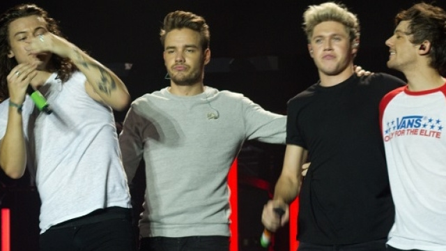 I One Direction durante una loro performance