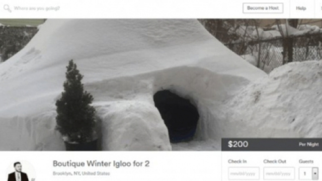 Un igloo in affitto per 200 dollari a notte