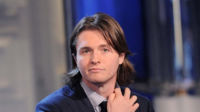 Raffaele Sollecito durante una trasmissione tv.