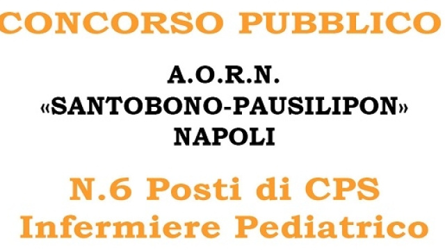 Concorso pubblico per Infermieri Pediatrici