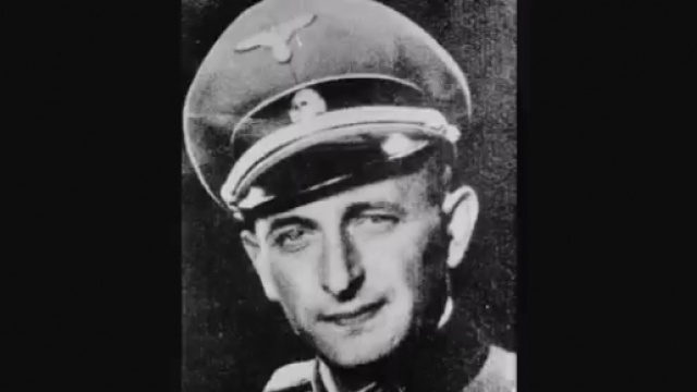 Foto di Adolf Eichman per il film