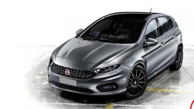 Fiat Punto 2017: render by LP Design