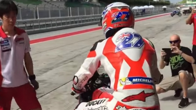 Casey Stoner, collaudatore Ducati