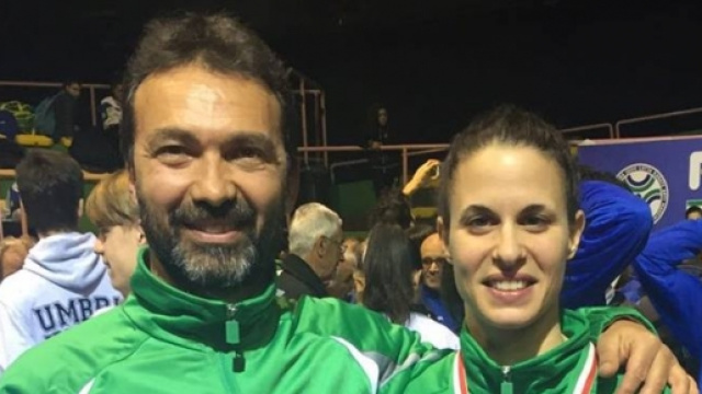 Il Maestro Marco Ruggieri con Elisabetta Prati