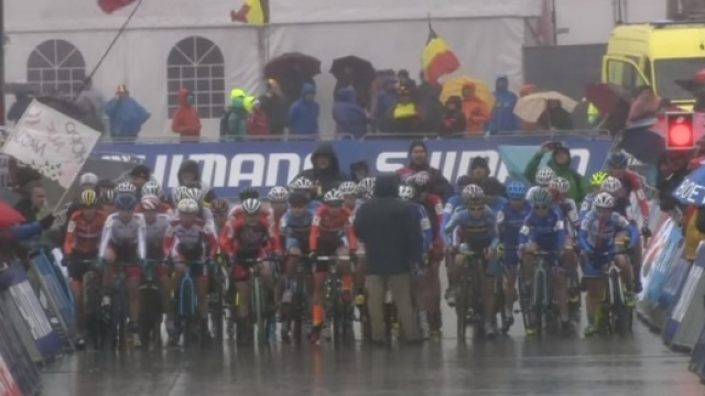 La gara Under 23 in cui ha corso l'atleta belga