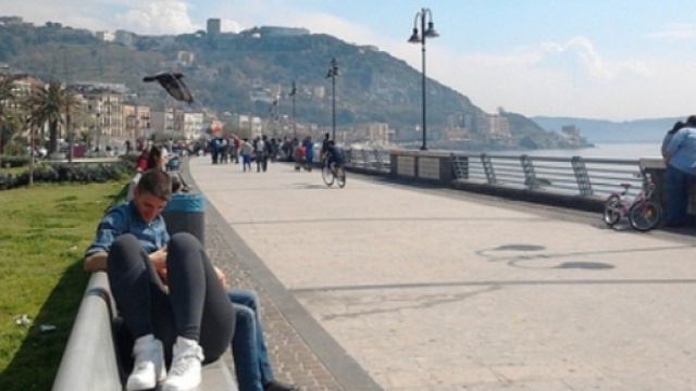 Tratto di lungomare di Pozzuoli (Na)