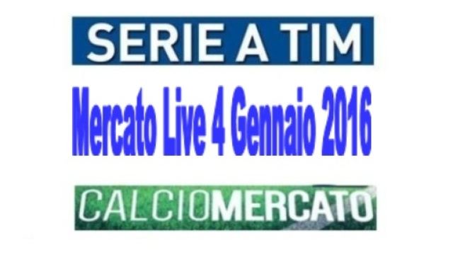 Calciomercato Live 4 gennaio 2016