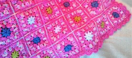 C&oacute;mo tejer a crochet una manta o cobija para beb&eacute;