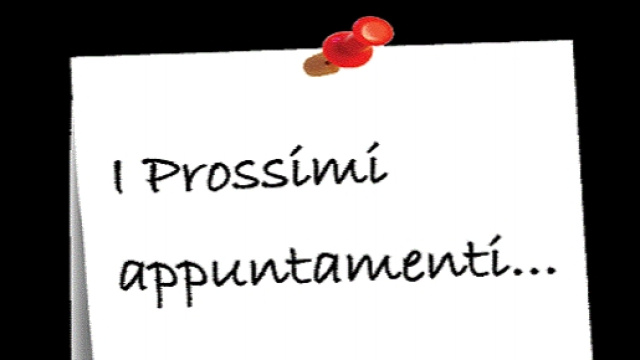calendario dei prossimi appuntamenti per la scuola