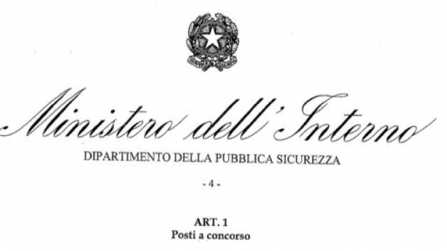 Concorso della Polizia di Stato 2016