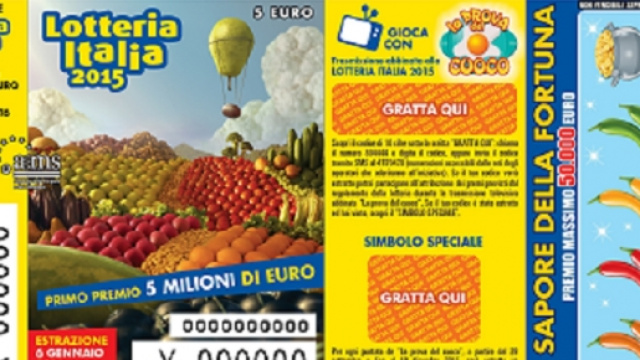 Estrazioni Lotteria Italia 2015 biglietti vincenti