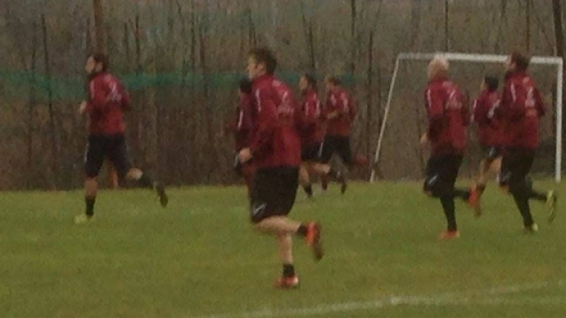 I granata in allenamento a Serino