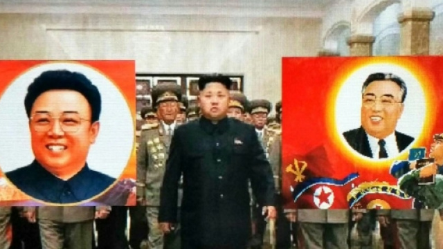 Kim Jong Un fra suo padre e suo nonno