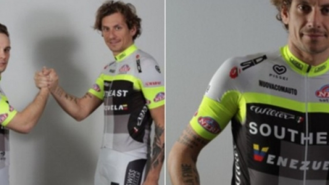 La nuova maglia disegnata da Pozzato