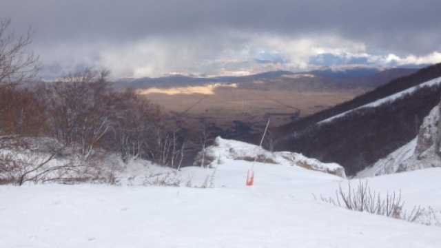 Natale senza neve in Abruzzo, vista dalle montagne