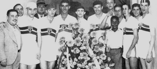 O S&atilde;o Paulo FC em 1938. (Arquivo SPFC)