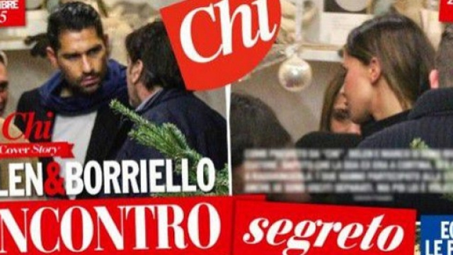 Belen e l'incontro con Borriello, il gossip