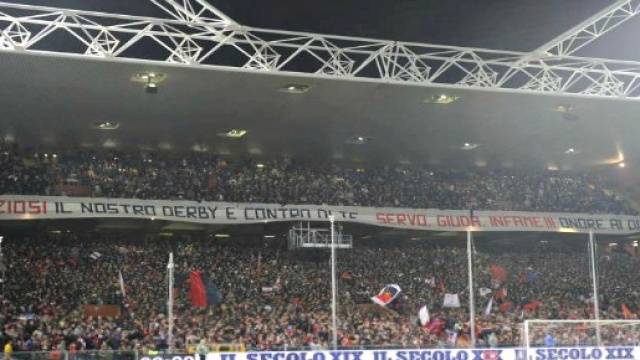 Gradinata Nord in un derby, foto di repertorio