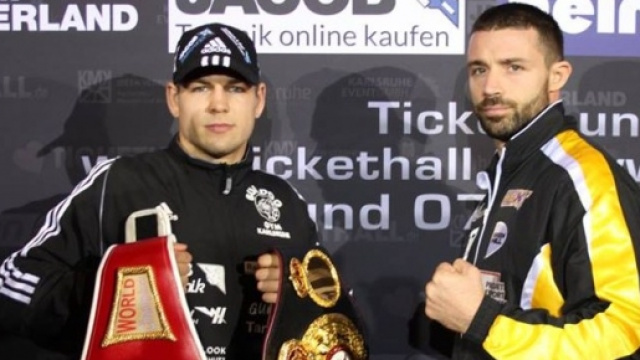 I due contendenti prima del match