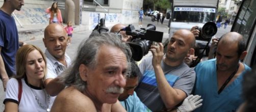 Represion en La Plata, balas de goma