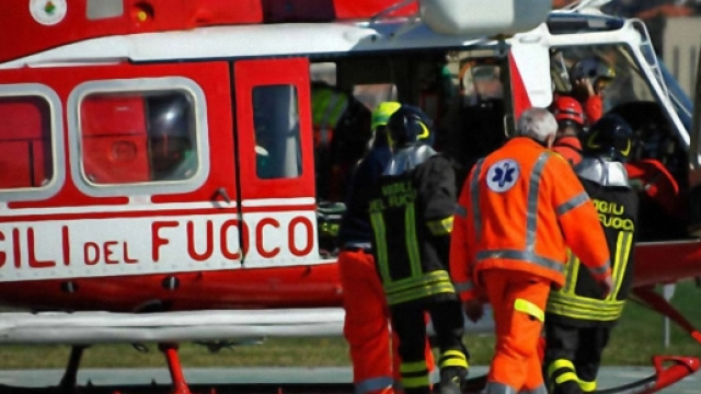 L'intervento di un elicottero dei Vigili del Fuoco &egrave; stato fondamentale.