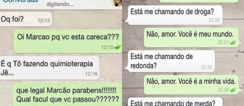 Imagens de mensagens engra&ccedil;adas no whatsapp
