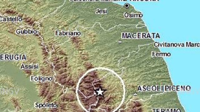 La mappa del terremoto nella zona dei monti Sibillini, nell ... - senigallianotizie.it