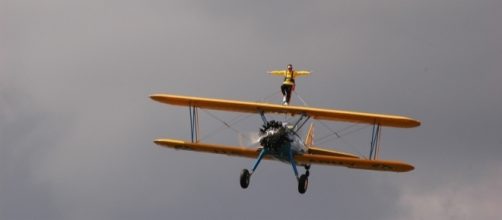 wing walking - https://upload.wikimedia.org