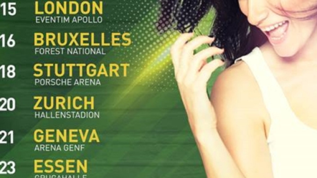 Le date di Laura Pausini nel suo tour internazionale