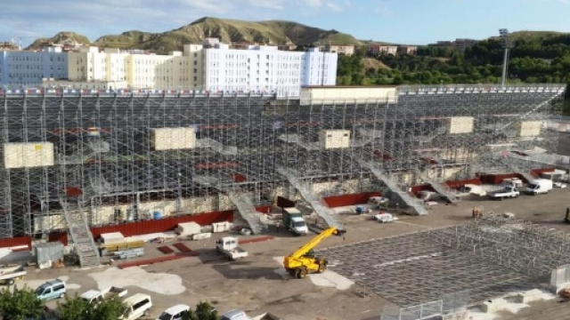 Lo stadio comunale "Ezio Scida" - Crotone.