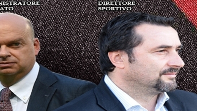 Marco Fassone (a destra) e Massimiliano Mirabelli (a sinistra)