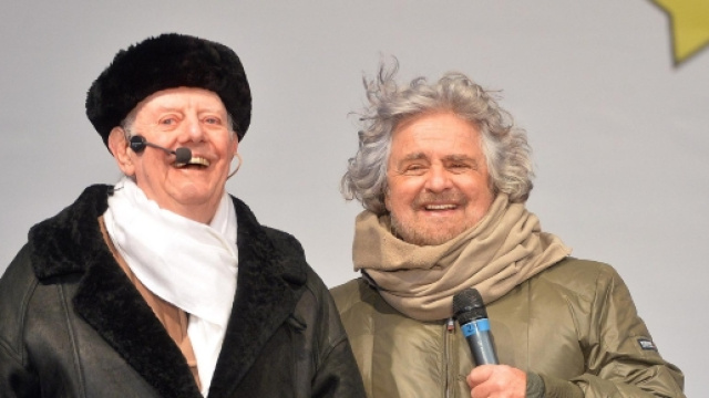 Dario Fo e Beppe Grillo, due grandi amici