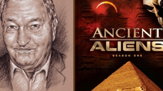 Erick Von D&auml;niken scrittore della collana "I carri degli dei"