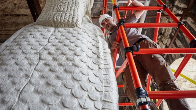 Esposte al Colosseo le copie in grandezza reale delle opere distrutte da Isis