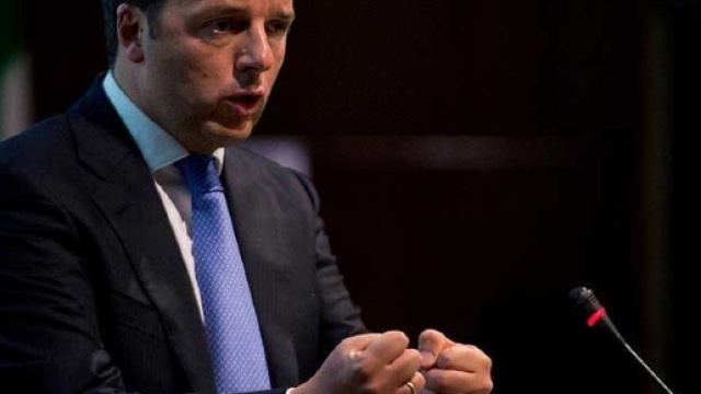 Il Presidente del Consiglio Matteo Renzi