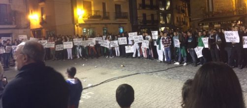 Manifestaci&oacute;n por detenidos en Altsasu, Navarra.