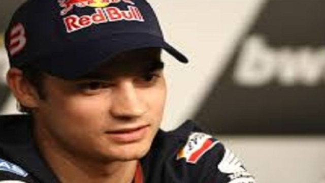 Dani Pedrosa (Honda), caduto nelle Prove Libere 2 del Gran Premio di Motegi di MotoGP