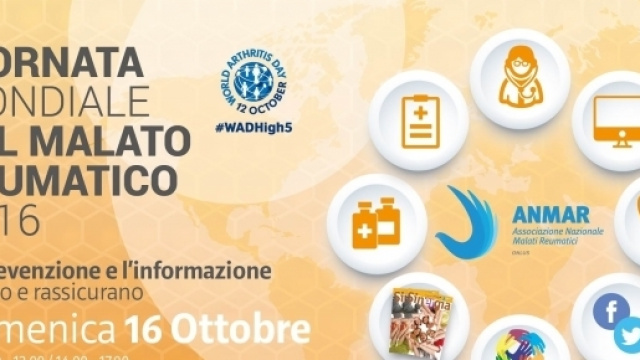 Giornata mondiale malato reumatico - visite gratis Roma 16 ottobre 2016
