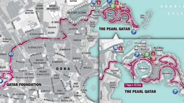 Mondiali Ciclismo Doha 2016, ultime notizie venerd&igrave; 14 ottobre 2016. il percorso