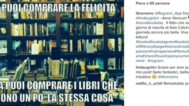 Una delle immagini di Liberiamo, la community che ha lanciato l'iniziativa.