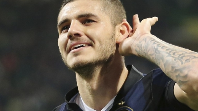 Icardi sembra voler ascoltare le contestazioni