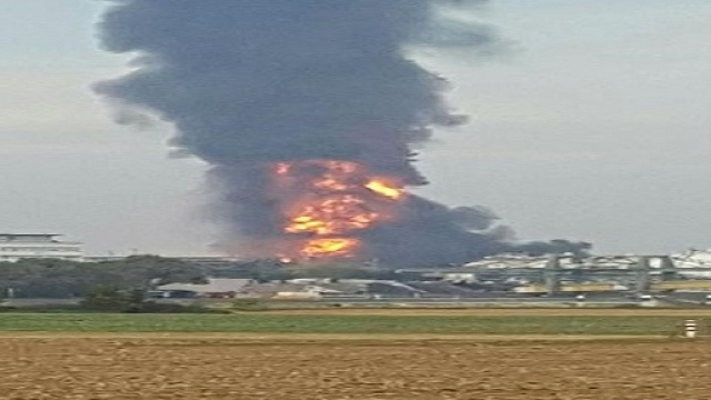 L'esplosione dello stabilimento Basf di Ludwigshafen.