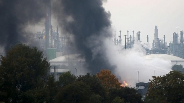 Esplosione a Ludwigshafen, Germania.