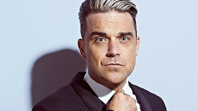 Nella foto il cantautore britannico Robbie Williams