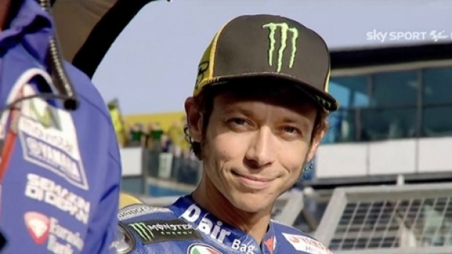 Valentino Rossi, pilota della Yamaha.