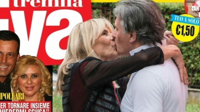 Il bacio tra Gemma e Giorgio in copertina su Eva Tremila